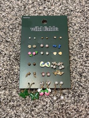 Target Wild Fable Earrings Set — Coquette Nature Vibe